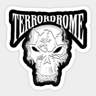 Terrordrome White Sticker
